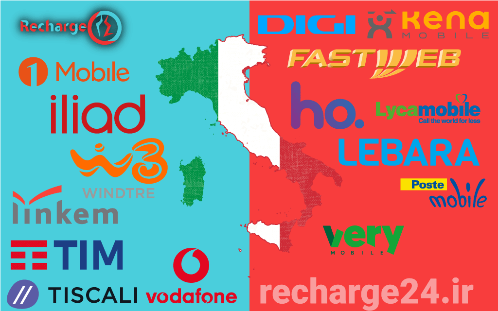 راهنمای جامع اپراتورهای ایتالیا: TIM، Vodafone، Wind Tre، Iliad